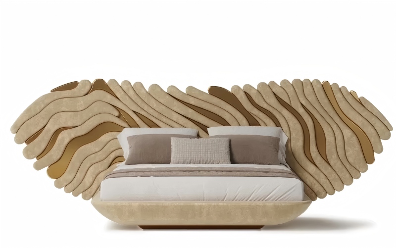 Sommerfugle hviler i soveværelset