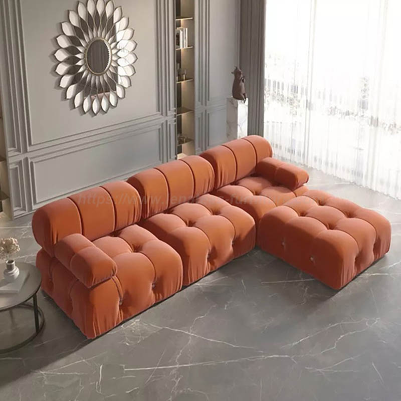 Moderne Chesterfield modulær sektionssofa