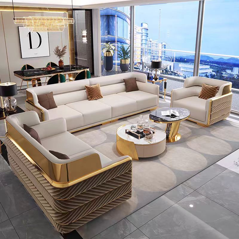Modulært lys luksus sofa | Definer frit din italienske stue